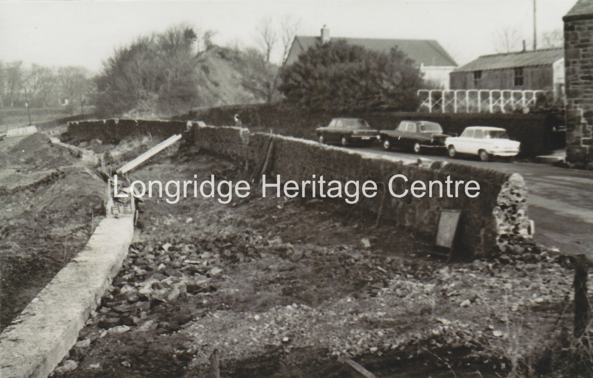 268A - Higher Road - road widening scheme outside Cottage Café - 1969